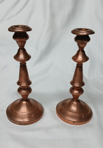 Ancien bougeoir cuivre - bougeoir, en