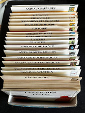 ATLAS BOX SET 563 TINTIN CARDS WITHOUT DOUBLES MOULINSART 1991 CASTERMAN