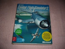 Lot 4 jeux PC Big Box de vol flight simulator silent hunter gunship + Joystick +