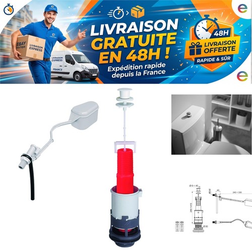 Mécanisme chasse eau wc - mécanisme, d'eau