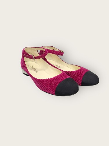 Chanel ballerines velours - ballerines,