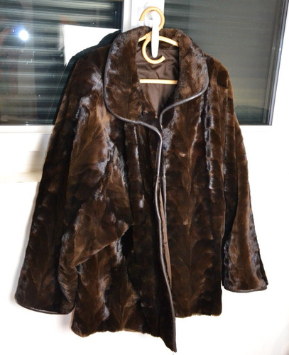 Manteau veste noire - noire, fourrure