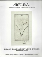 BIBLIOTHEQUE LOUIS BARNIER CATALOGUE VENTE ARTCURIAL 8/11/2005 