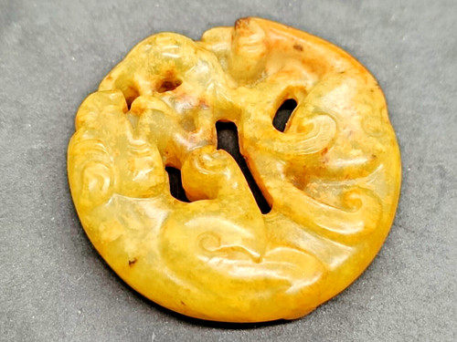 Ancien pendentif jade - en,