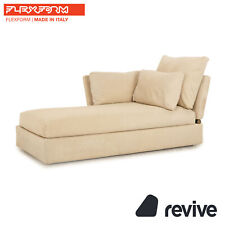 Flexform Sunny Tissu Chaise Longue Beige