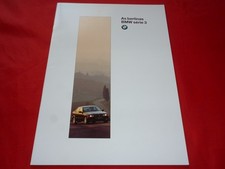 1995 BMW 3 SERIES E36 SALOON 316i 318i 320i 328i 318tds 325td 325tds Brochure