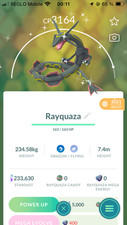 Shiny Rayquaza Mini PTC 233k