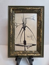 Bernard Buffet 1962 Lillies Lithograph