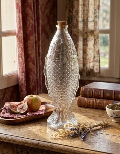 Bouteille poisson verre - bouteille,