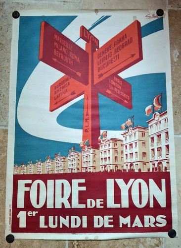 Affiche ancienne old original - ancienne,
