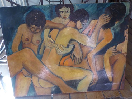 Oil painting canvas - painting, on