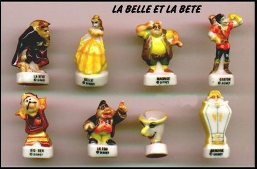 Disney bella bestia set - bella, raro