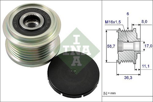 Ina 535 0160 embrayage - 535, 10