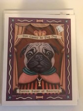 San Canine de Pug Dog - Retro
