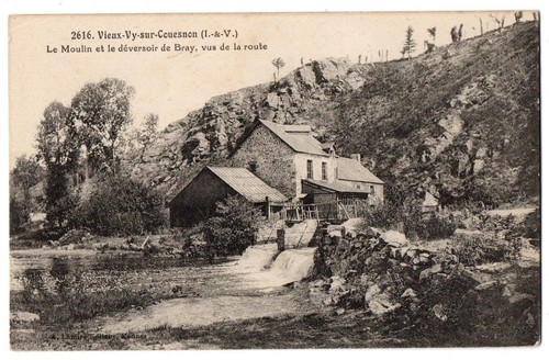 Cpa vieux vy sur - vy, couesnon