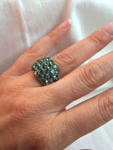 Importante bague argent massif - importante,