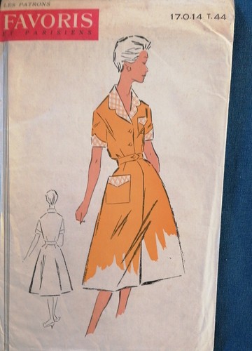Patron vintage blouse tablier - patron,