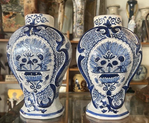 Paire pot vase en - paire, /
