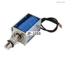 DC12V 10mm 42N Châssis type push-pull DC-1253 JF Aimant électroaimant solénoïde