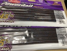 Berkley Maxscent PowerWag 9 pouces lot de 2 Scuppernong Blue Flake