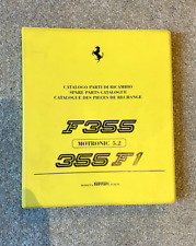 Ferrari F355/FG355 F1 5.2 Motronic Spare Parts Catalogue 95990332 November 1997
