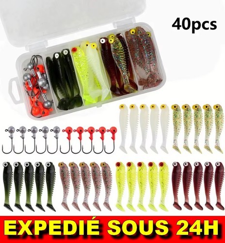 Kit leurres souples 5cm - kit,