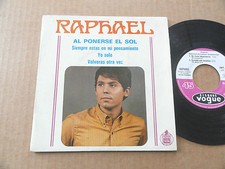 DISQUE 45T DE RAPHAEL  " AL