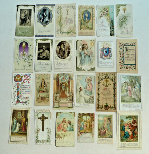Lot images pieuses - de,