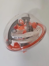 Perplexus Warp 3D Puzzle Maze Roller Ball Brain Teaser Challenge Orange Grey