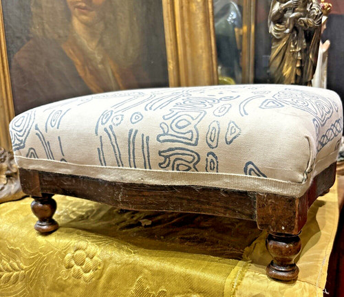 Ancien tabouret repose pieds - repose,
