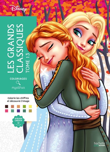 Coloriages mystères disney - coloriages,