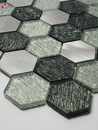 Mosaïque aluminium inox - aluminium,