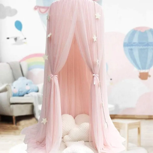 Moustiquaire ciel lit rose - moustiquaire, de