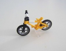 PLAYMOBIL (15111) CHILDREN - Yellow & Black Bike with 6890 Clear Stand