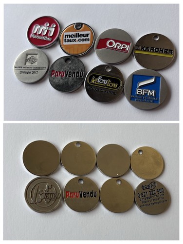 Lot jetons de caddie - ,