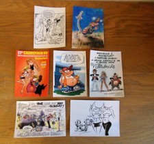 7 cartes postales par
