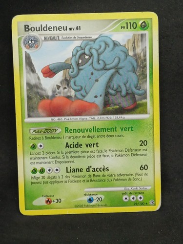 Carte pokemon bouldeneu - carte,