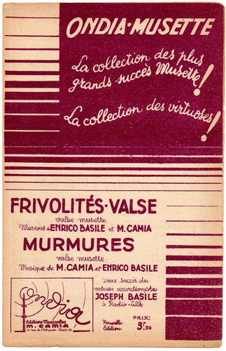 Partition accordéon guitare