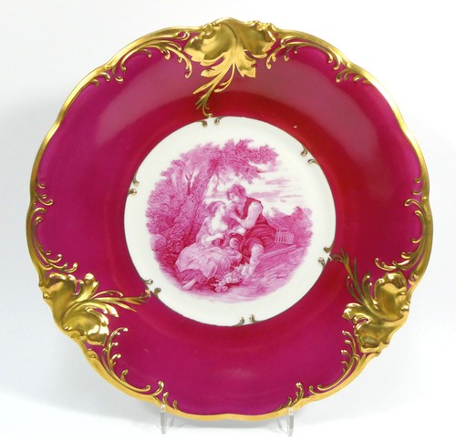 Kpm silésie pologne - pologne, assiette