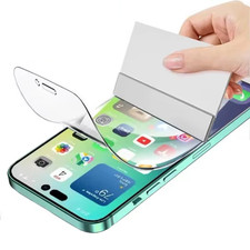 Protection d'écran anti-rayures hydrogel TPU pour iPhone 16, 16 Plus Pro...