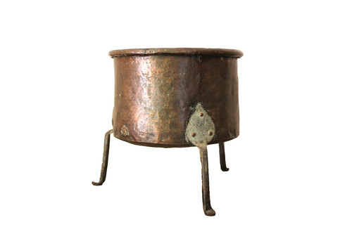 Ancien récipient cuivre - ancien,