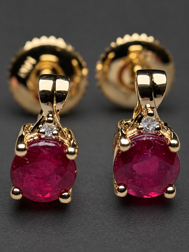 Women 10k yellow gold - 10k, ruby