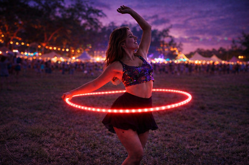 Hula hoop lumineux - led,, 22