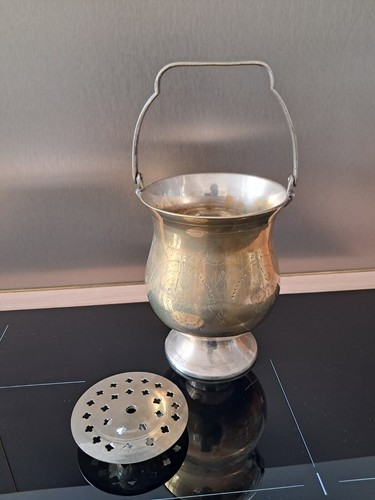Seau cuivre ciselé rare - seau,