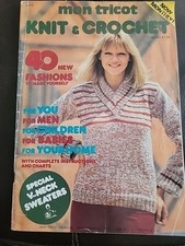 Vintage Mon Tricot Magazine - Knit & Crochet 1975