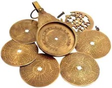 Laiton Vintage Astrolabe 8 "