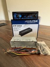 Alpine CDE-175BT CD/USB Receiver  Bluetooth & Ktp-445A Power Pack 5 Volt Pre Out