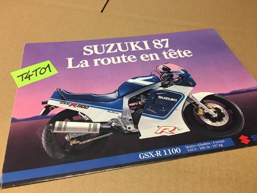 Suzuki gamme 1987 - route, tout