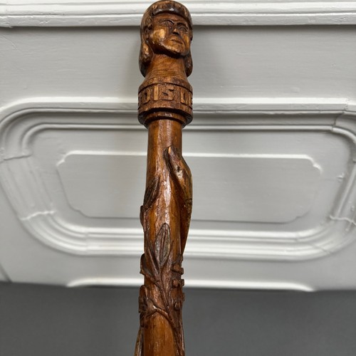 Canne bois pommeau - bois,