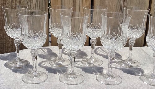 Verres vin cristal - à,